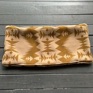 Wool tribal print pillow cover